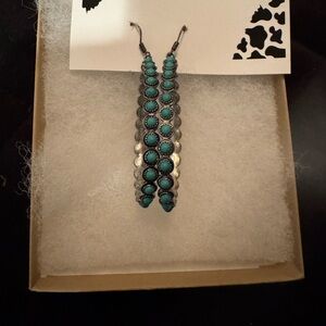 Turquoise Hoop Earrings